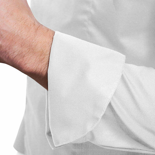 strongAnt Coat Chef 100% Cotton made White with Long Sleeve Easyclean