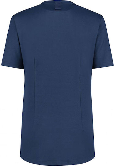 Le Nouveau Chef Bluse Koch Damen Blau mit Kurzärmelig Fae