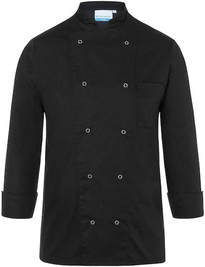 Karlowsky Haina Bucătar Unisex Negru cu Mânecă lungă BJM 2
