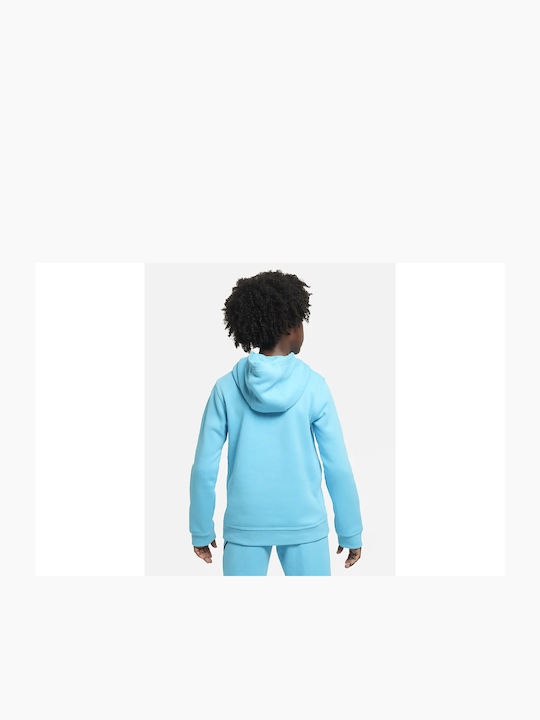 Nike Kids Sweatshirt with Hood Blue