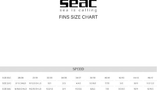 Seac Flossen Für Schwimmen Speed Gelb