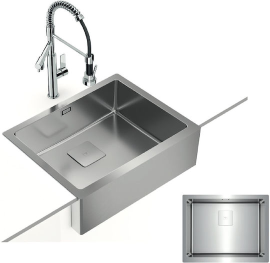 Teka American Professional 60 M-XP 1B Ένθετος Inox Σατινέ Μ59.6xΠ46.8cm Ασημί