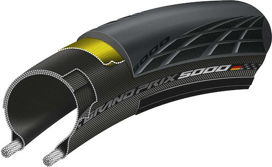 Continental Fahrradreifen Straße Prix 5000 0101625 28" Faltreifen