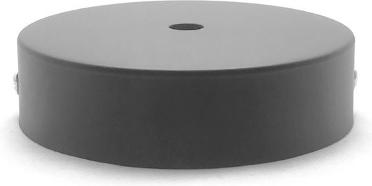 Elvhx Ceiling Rose for Lighting Fixtures Black EL329102