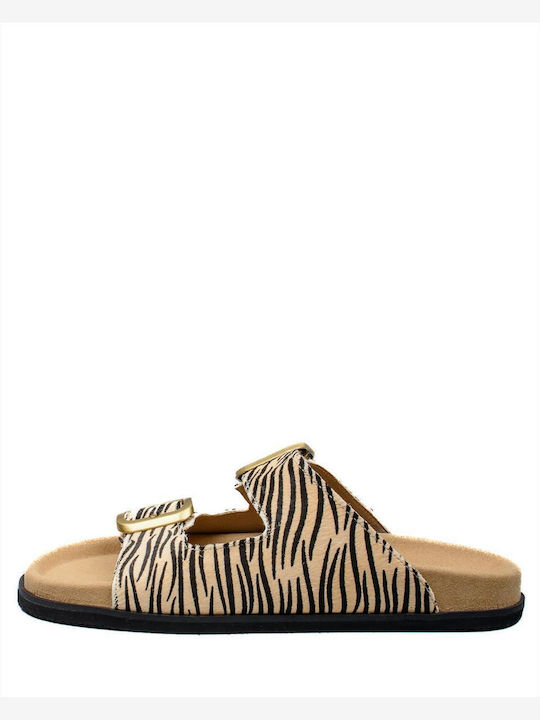 Komis & Komis Women's Flat Sandals Anatomic Zebra