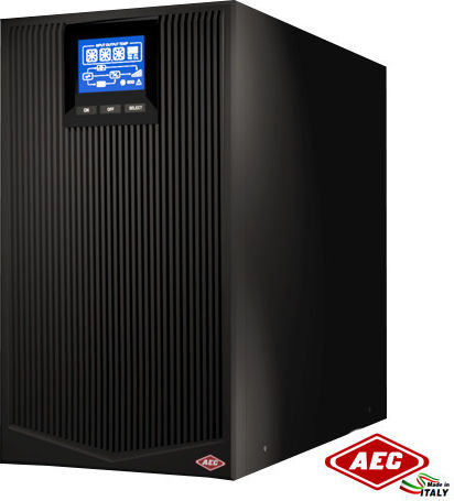 AEC IST3 UPS On-Line 3000VA 3000W με 3 Schuko Πρίζες