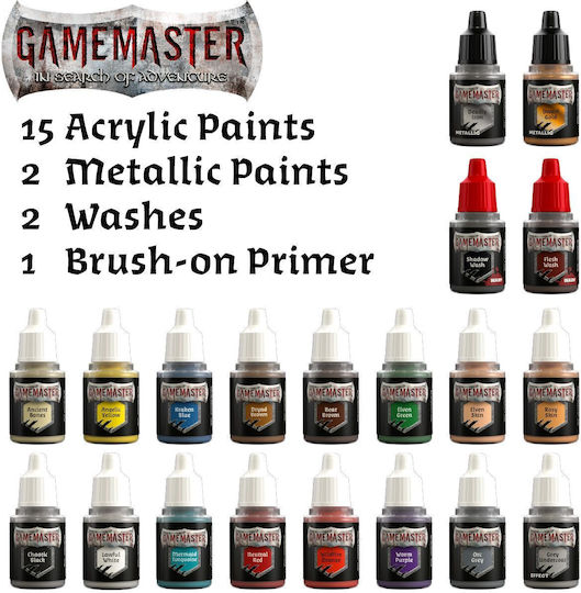 The Army Painter Gamemaster Character Paint Комплект бои за моделиране 12 ml 19 бр.