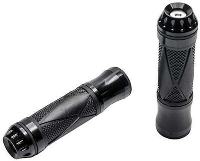 Xinli Motorcycle Grips with Handlebar Counterweights in Black Colour