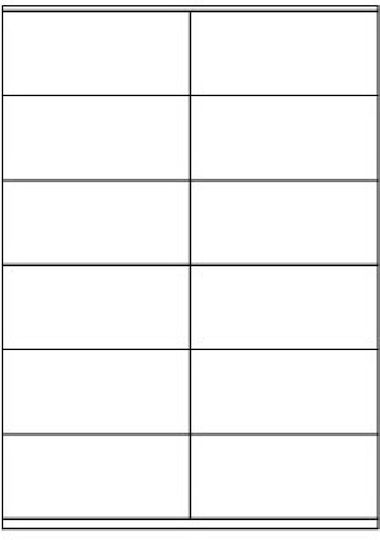 Octopus 1200 Self-Adhesive Rectangular A4 Labels 105x48mm