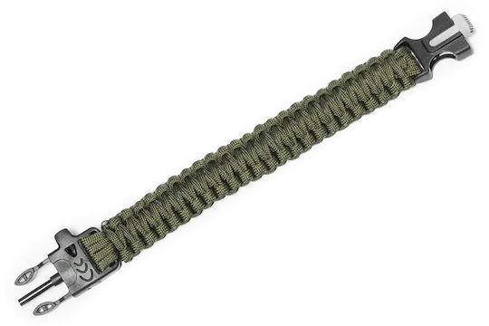 Survival Survival Bracelet 25cm Green