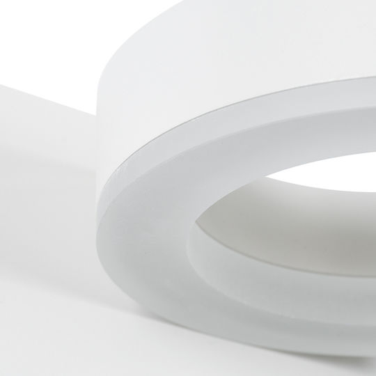 GloboStar Crown Modern Lamp Wall with Integrated LED and Natural White Light 23x23cm