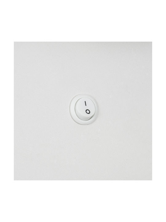 GloboStar Crown Modern Leuchte Wand mit Integrierter LED und Neutralweißes Licht 23x23cm
