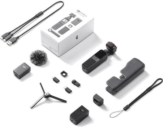 DJI Pocket 2 Combo Action Camera 4K Ultra HD Underwater (with Case) with Touch Screen and Wi-Fi Black