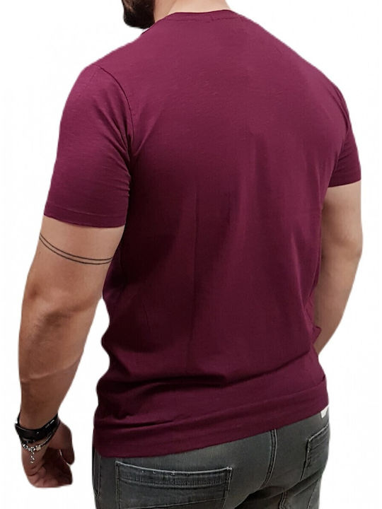 Rebase 231.RTS.032 T-shirt Μπορντό