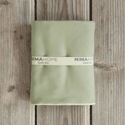 Nima Riva Towel Body Microfiber Khaki 160x90cm.