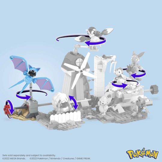 Mega Bloks Cuburi De Construit Zubat's Midnight Flight Pentru 6+ Ani 61 Bucăți