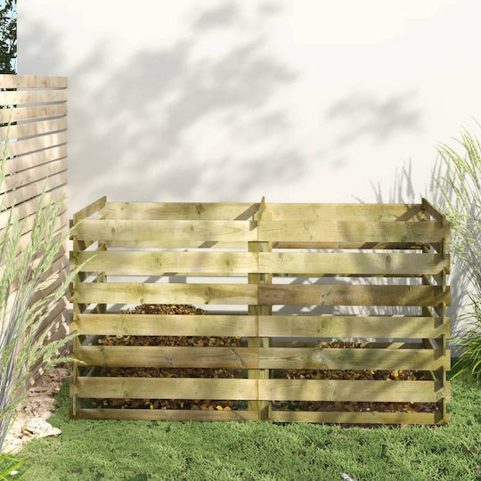 42955 Wooden Open Type Composter 610lt 160x80x58cm