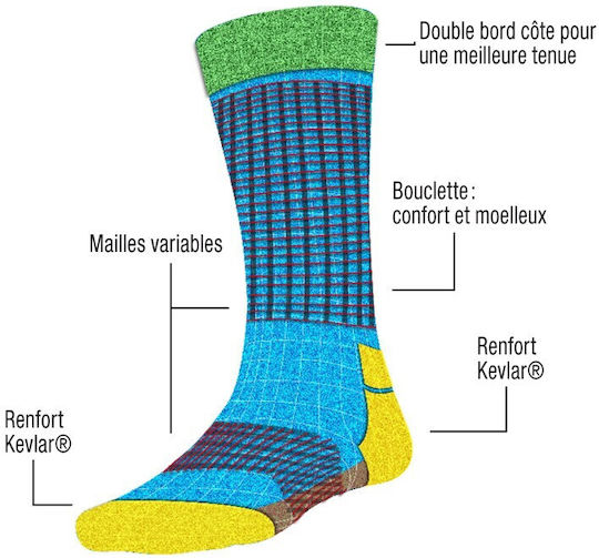 Estex Estex Work Short Hunting Socks Set 2 Pairs in Black color