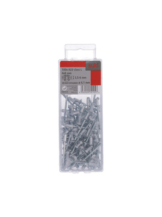 Suki Πριτσίνια Αλουμινίου M8x40mm