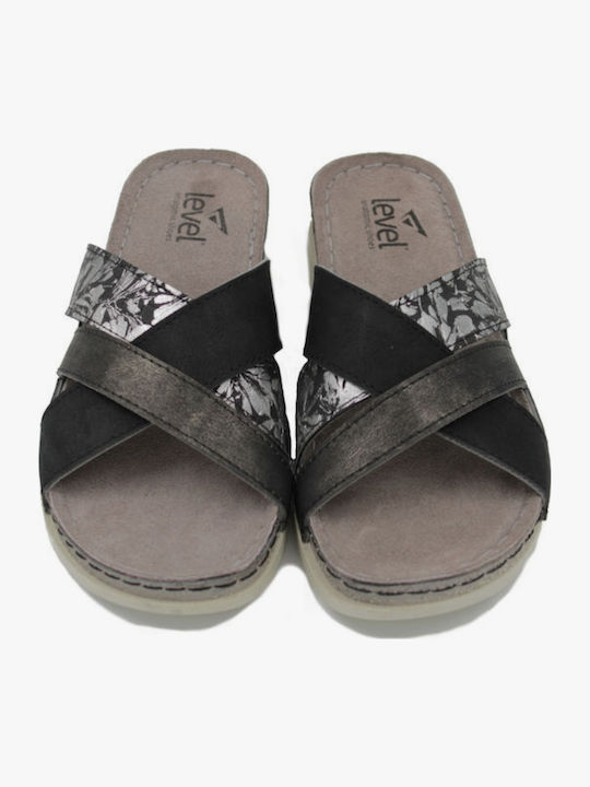 Women's Flat Sandals Anatomic in Black Color