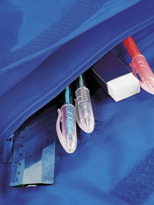 Quadra Fabric Drafting Bag with Hook-And-Loop and Handle 37x6x30cm Blue