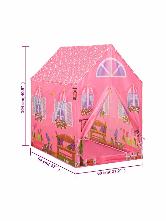 vidaXL Kids Play Tunnel Pink