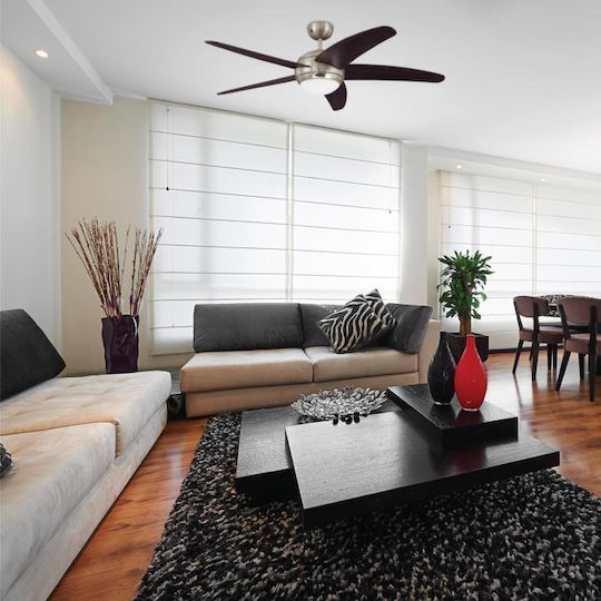 Westinghouse Bendan Ceiling Fan 132cm with Light Fixture Wenge