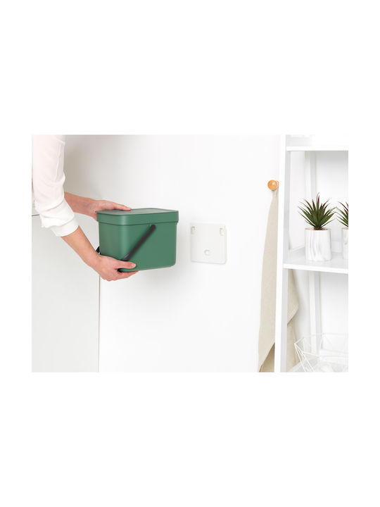 Brabantia Coș de Gunoi Plastic Verde 6lt 1buc