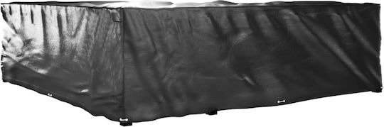 vidaXL Waterproof Couch Cover Black 300x300x90cm
