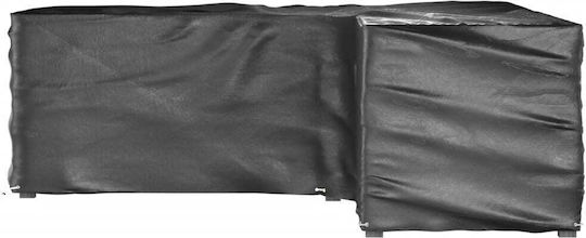 vidaXL Waterproof Couch Cover 285x285x90cm in Black Color