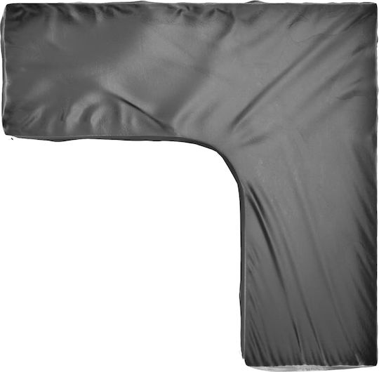 vidaXL Waterproof Couch Cover 285x285x90cm in Black Color