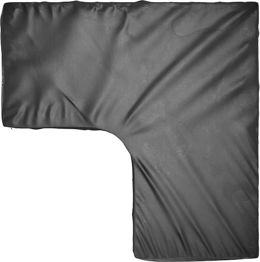 vidaXL Couch Cover Black 215x215x70cm 2pcs