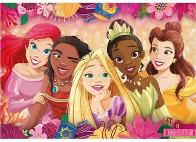 Puzzle pentru Copii Supercolor - Disney Princesses pentru 3++ Ani 24buc Clementoni