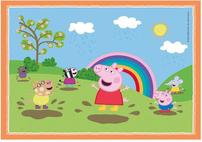 Puzzle pentru Copii Supercolor - Peppa Pig pentru 3++ Ani 72buc Clementoni