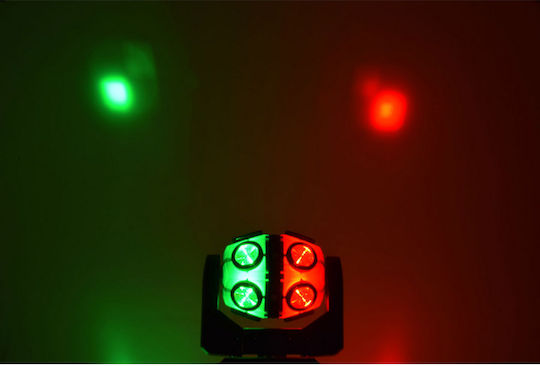QTX Sound Bewegtes Licht LED DMX mit Roboter-Kopf Orbital RGBW
