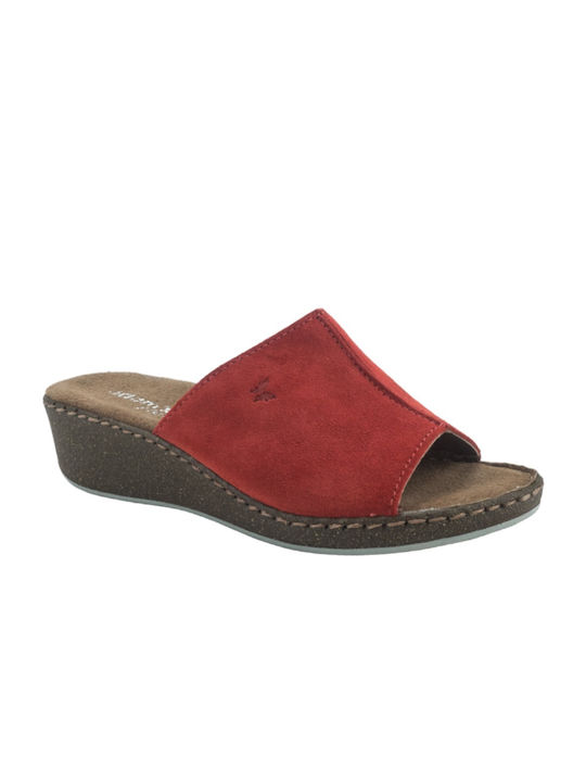 Adam's Shoes Women's Platform Shoes Red