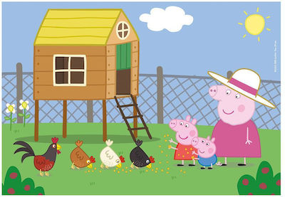 Puzzle pentru Copii Supercolor - Peppa Pig pentru 4++ Ani 60buc Clementoni