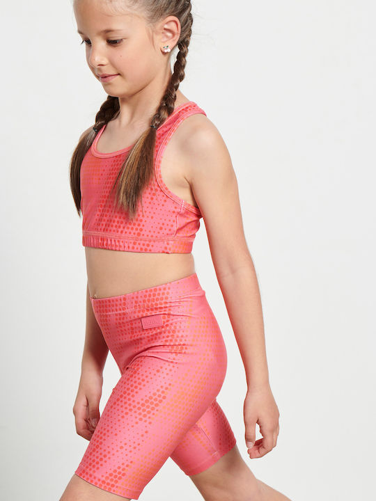 Kids Legging Sports Short Orange