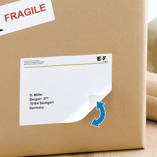 Herma 400Stück Klebeetiketten in Weiß Farbe 99.1x139mm