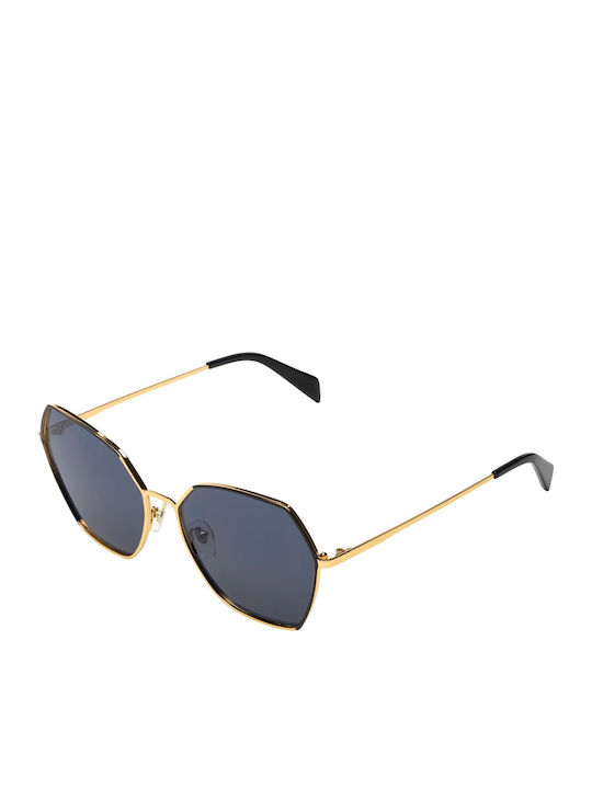 Komono Belle Women's Sunglasses with Metal Frame Gold Black KOM-S9925