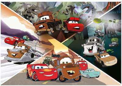 Puzzle pentru Copii Supercolor - Cars pentru 4++ Ani 104buc Clementoni