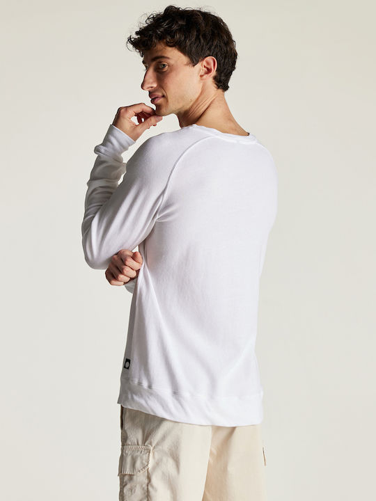 Dirty Laundry Men's Long Sleeve Blouse White