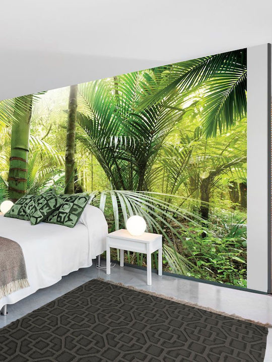 Self-adhesive Wall Mural Green Alley Green L441xW315cm