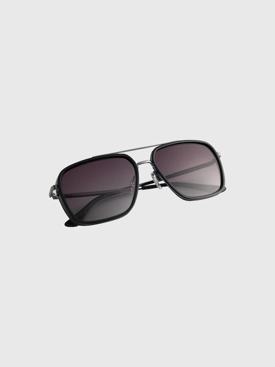 Brunotti Oleron Sunglasses with Black Frame and Purple Gradient Lens 2315560001-9999