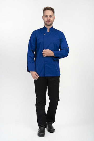 All Collections Coat Chef Blue with Long Sleeve Α112