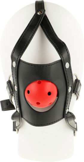 Dream Love Ohmama Open Mouth Head Harness Gag in Black Color