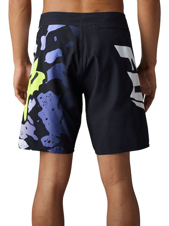 Fox Men's Swimwear Printed Bermuda Black