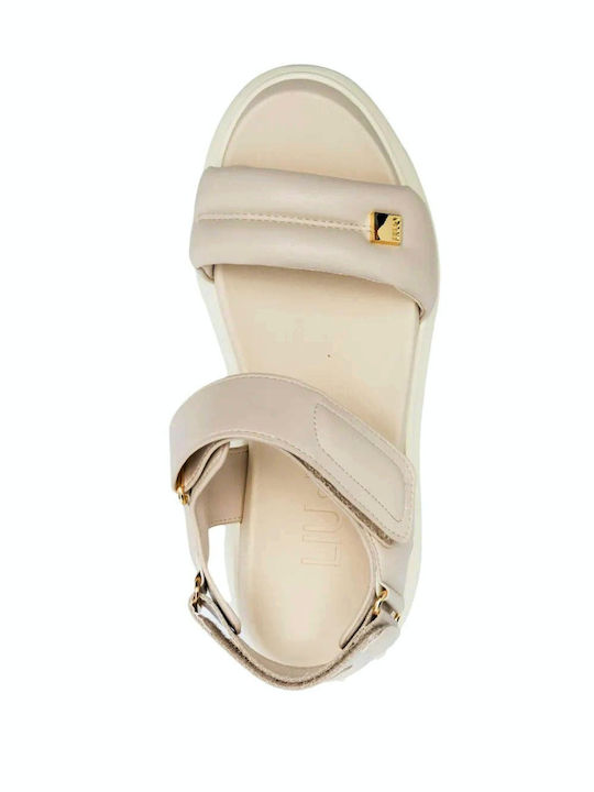 Women's Flat Sandals Beige BA3045EX014 S1858