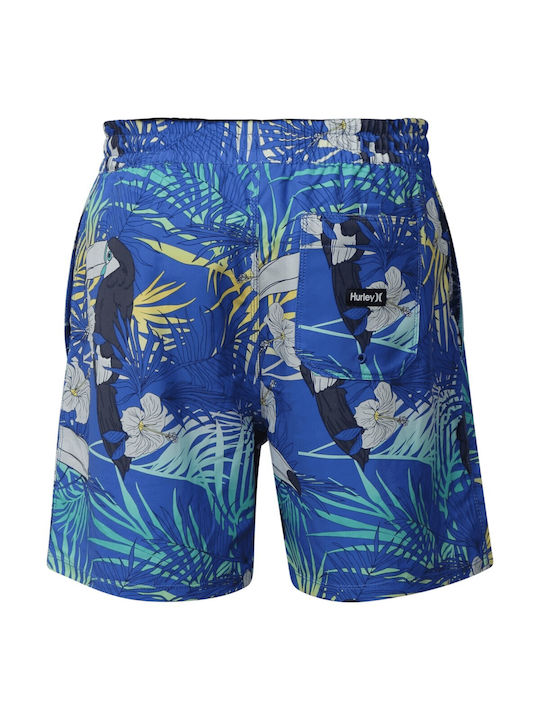 Hurley Men's Swimwear Shorts Blue with Patterns