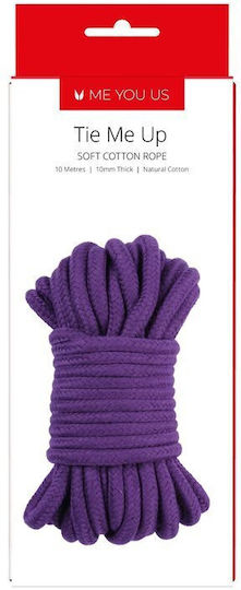 Me You Us Tie Me Up Σχοινί Δεσίματος Soft Cotton Rope 10m Purple